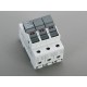 31300 WÖHNER Class CC 3p, 30A / 600V fuse holder with light indicator