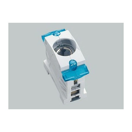 31301 WÖHNER Fuse holder D0 mounting panel E 14/1, protected against accidental contact