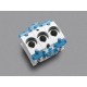 31302 WÖHNER Fuse holder D0 mounting panel E 14/3, protected against accidental contact