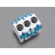 31306 WÖHNER Fuse holder D0 mounting panel E 18/3, protected against accidental contact