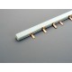 31310 WÖHNER Barra de pente 3p 1m 16mm2 Isolado 65A passo 40mm