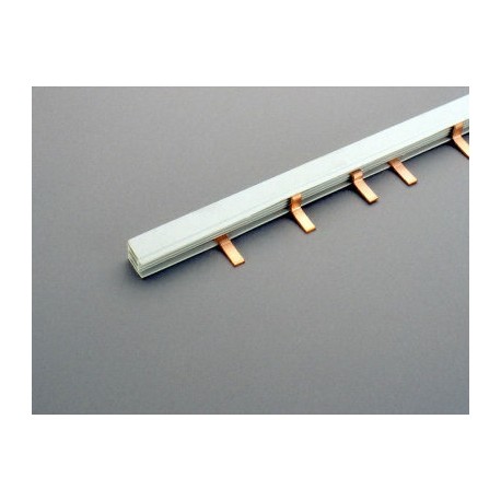 31310 WÖHNER Barra tipo peine 3p 1m 16mm2 Aislada 65A paso 40mm