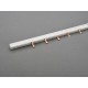 31312 WÖHNER Comb bar 3p 1m 16mm2 Insulated 65A step 50mm