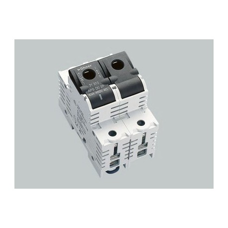 31313 WÖHNER Предохранитель отключатель D0 до 63A, 2 полюса