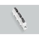 31525 WÖHNER SPL, fusível desconectador D01, D02, 63A, E18, 3p, com LED