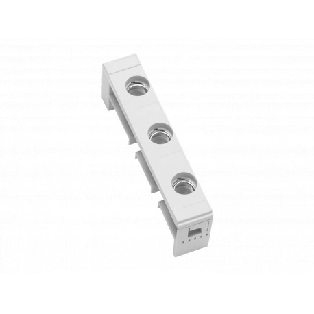 31554 WÖHNER Fuse holder base D0, E18, 3p, 36x160, for bar 5mm, sist. 60mm Compact