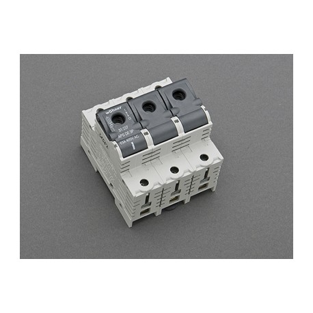 31557 WÖHNER APS, fuse disconnector D0, 63A, 3p, with LED