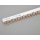 31561 WÖHNER Bridge-type comb, 2 poles, 100A, step 18mm, L-1m, 25mm2