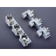 31918 WÖHNER D fuse base on bars, 60mm system, 5/10mm bar