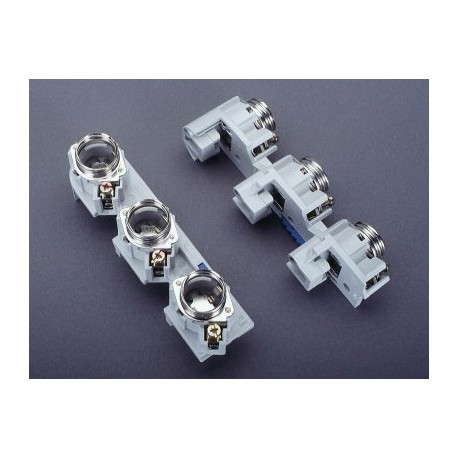 31918 WÖHNER D Sicherungssockel auf Stangen, 60mm System, 5/10mm bar