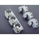 31919 WÖHNER D fuse base on bars, 60mm system, 5/10mm bar