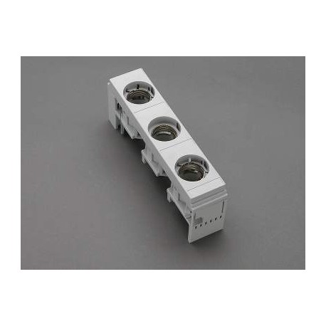 31946 WÖHNER Fuse holder D, sys.60 mm bars 5/10mm, ring caliber E27/3p