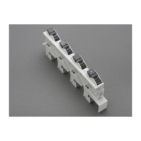 31963 WÖHNER AEL, Sicherungshalter, sis. 60 mm, 10x38, 4p