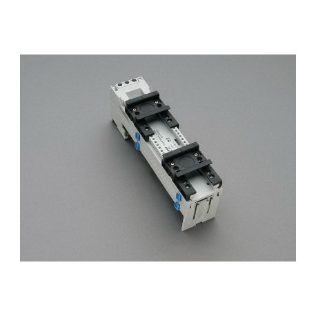 32420 WÖHNER EQUES 60Classic dual body adapter without contacts, 2 adjustable guides, 45mm L: 200