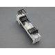 32445 WÖHNER Adapter EQUES 60Classic 25 A, 1 adjustable guide, 45mm L: 200 for Siemens S00/S0
