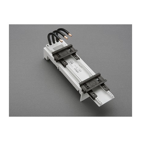 32463 WÖHNER Adapter EQUES 60Classic 63 A, 2 adjustable guides 72mm L: 260 for Moeller PKZ2
