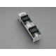 32477 WÖHNER Support for EQUES 60Classic components, 2 adjustable guides, 45mm L: 200
