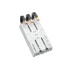 32691 WÖHNER Eques CrossBoard, Universal Adapter 160A, for aut. molded box with a distinction between 25mm m..