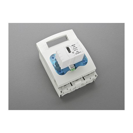 33149 WÖHNER NH 250A disconnector, size 1 M10 Disp turntile panel mount. Electromechanical Signal.