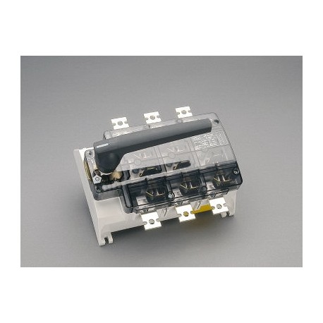 33334 WÖHNER 3p, 400A load cut switch, board mount, gray lever
