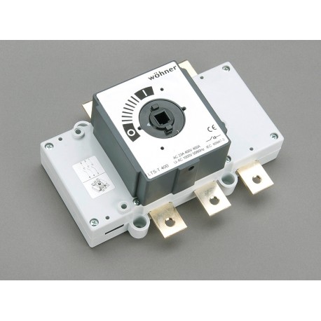 33431 WÖHNER CAPUS Panel, interruptor corte en carga 3P sin maneta, 400A, tornillo M10