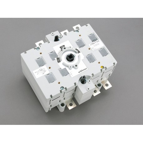 33459 WÖHNER CAPUS Panel, 3P load cut switch without lever, 315A, M10 screw