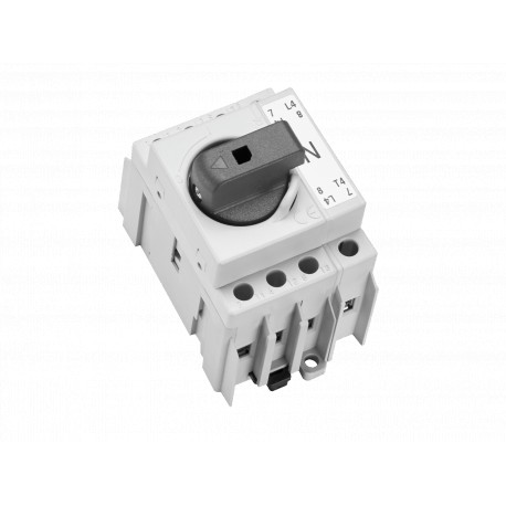 33809 WÖHNER Pannello Capus SD, 16A, 3p+N Switch-Seiter, terminale flangia da 1,5-16 mm2, leva nera