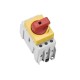 33838 WÖHNER Capus SD Panel, 16A, 3p, 1.5-16mm2 Switch-Seation, Red/Yellow Lever