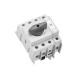 33877 WÖHNER Capus SD Panel, 100A, 3p+N Switch-Seiter, 25-50mm2 Flanschklemme, Schwarzer Hebel, SD2