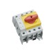 33889 WÖHNER Capus SD Panel, 80A Switch-Seationer, 3p+N, 16-50mm2 flange terminal, red/yellow lever, SD2