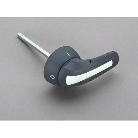 33921 WÖHNER Grey door lever, axle included, for 40-250A switch