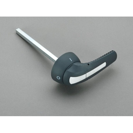 33922 WÖHNER Alavanca de porta cinza, eixo incluído, para interruptor 315-400A
