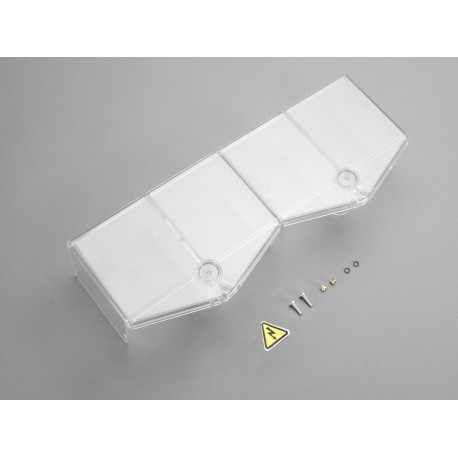 33942 WÖHNER CAPUS Panel-Schalterklemmenabdeckung, für Ref. 33435, 33436 und 33451