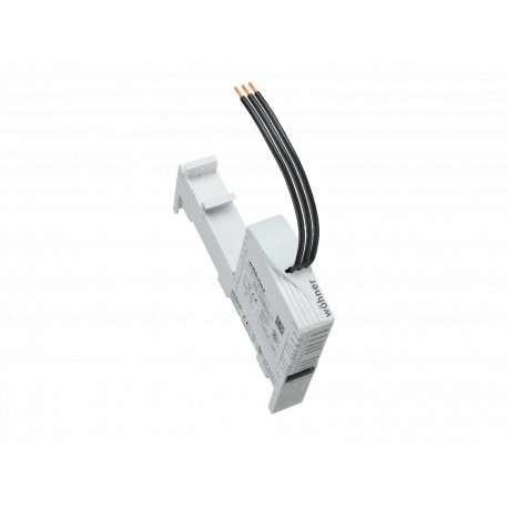 36001 WÖHNER EQUES 22.5 30Compact, fuse holder base with fixed DIN rail An-22.5mm (for phase control relays)..