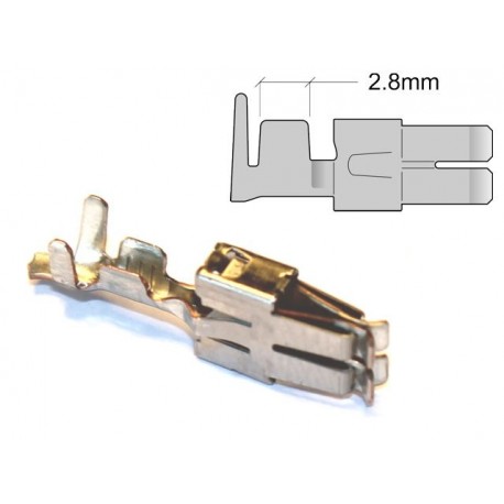 134B0496 Crimp terminals, 0.5-1.0mm2, 25 pcs DANFOSS DRIVES Terminales de prensado, 0.5-1.0mm2, 25 piezas