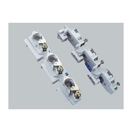 01498 WÖHNER Base fusíveis D0, E18/63A/400V Mont. Barras de 5/10mm sist. 60mm