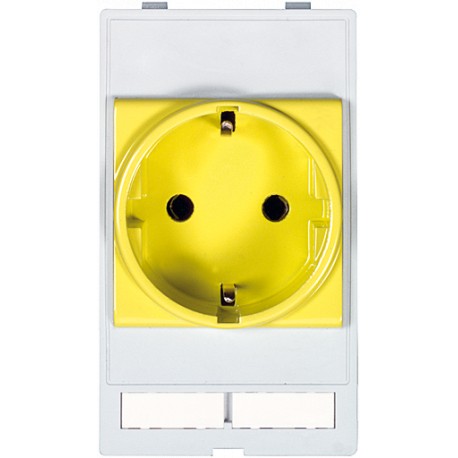4000-68000-0020000 MURRELEKTRONIK MODLINK MSDD SOCKET INSERT GERMANY, 250VAC/16A yellow