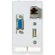 4000-68000-1430000 MURRELEKTRONIK MODLINK MSDD DATA INSERT1×SUB-D9 fem./male + 1×RJ45 + 1xUSB-A fem./fem.