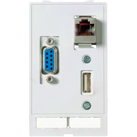 4000-68000-1430000 MURRELEKTRONIK MODLINK MSDD DATA INSERT1×SUB-D9 fem./male + 1×RJ45 + 1xUSB-A fem./fem.