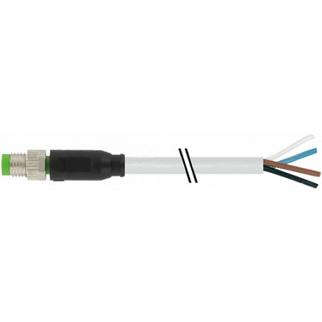 7000-08011-2210200 MURRELEKTRONIK M8 macho 0° con cable PUR 4x0.25 gris UL/CSA 2m