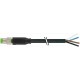 7000-08011-6310030 MURRELEKTRONIK M8 macho 0° con cable PUR 4x0.25 negro UL/CSA + cadena portacables 0,3m