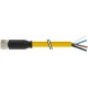 7000-08061-0311000 MURRELEKTRONIK M8 female 0° with cable PUR 4x0.25 yellow UL/CSA + drag chain 10m