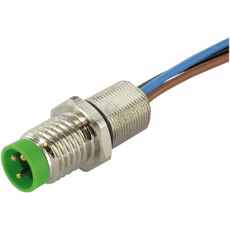7000-08552-9700100 MURRELEKTRONIK M8 male recept. A-cod. frontPP-wires 3x0.25 1m