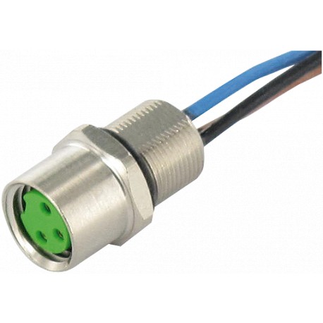 7000-08571-9700100 MURRELEKTRONIK M8 brida hembra A-cód. Montaje frontal PP 3x0.25 1m