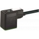 7000-10001-6262500 MURRELEKTRONIK MSUD valve plug form B 10 mm with cable PUR 3x0.75 black UL/CSA 25m