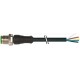 7000-12041-6152000 MURRELEKTRONIK M12 macho 0° com cabo PVC 5x0.34 preto UL/CSA 20m