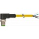 7000-12101-0242000 MURRELEKTRONIK M12 macho 90° con cable PUR 4x0.34 amarillo UL/CSA 20m
