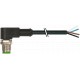 7000-12101-6142000 MURRELEKTRONIK M12 macho 90° com cabo PVC 4X0.34 preto UL/CSA 20m