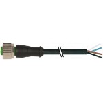 7000-12221-6141000 MURRELEKTRONIK M12 female 0° with cable PVC 4x0.34 black UL/CSA 10m