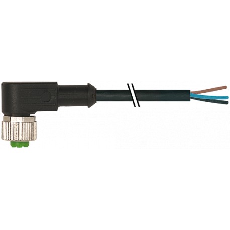 7000-12321-6132500 MURRELEKTRONIK M12 female 90° with cable PVC 3X0.34 black UL/CSA 25m